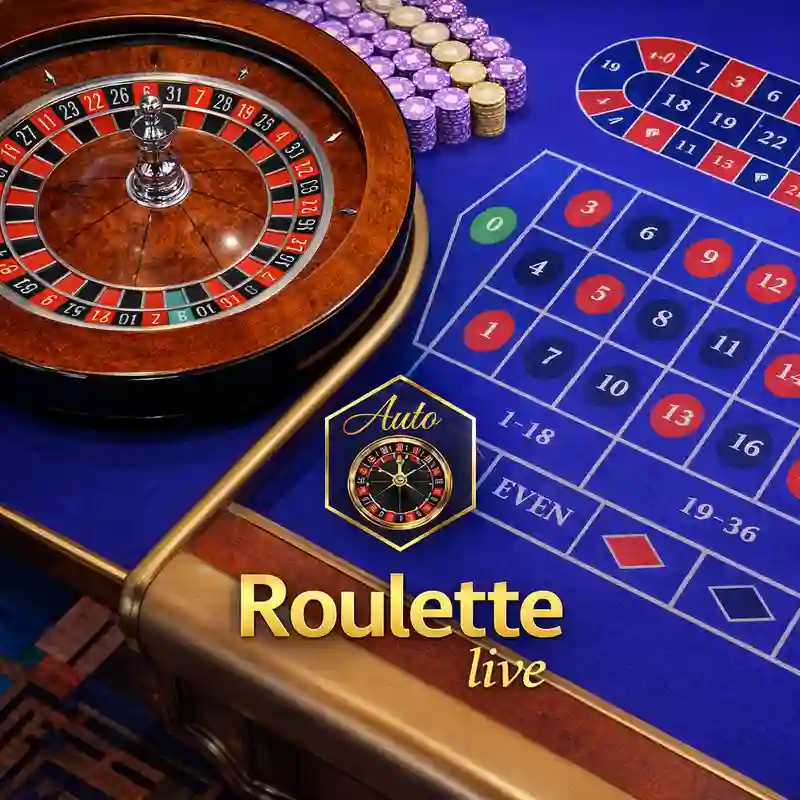 Auto-Roulette casino game interface at halowin